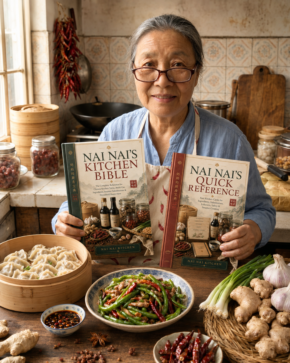 Nai Nai Liu holding her books